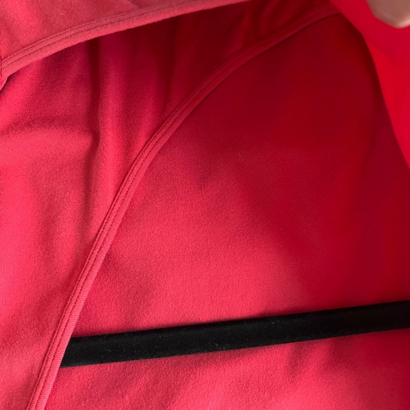 Coral Pink Faux Wrap Bodysuit by C’est Moi - Picture 4 of 9